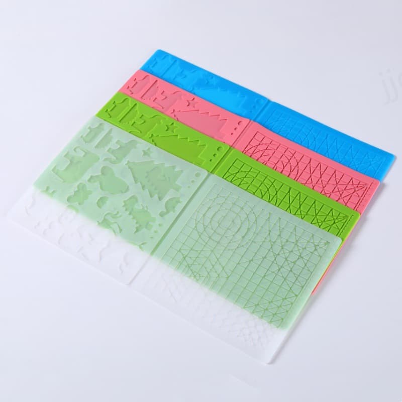 Special for 3D printing pen, silicone copying pad, handmade DIY creative geometric drawing board, universal for low-temperature pens