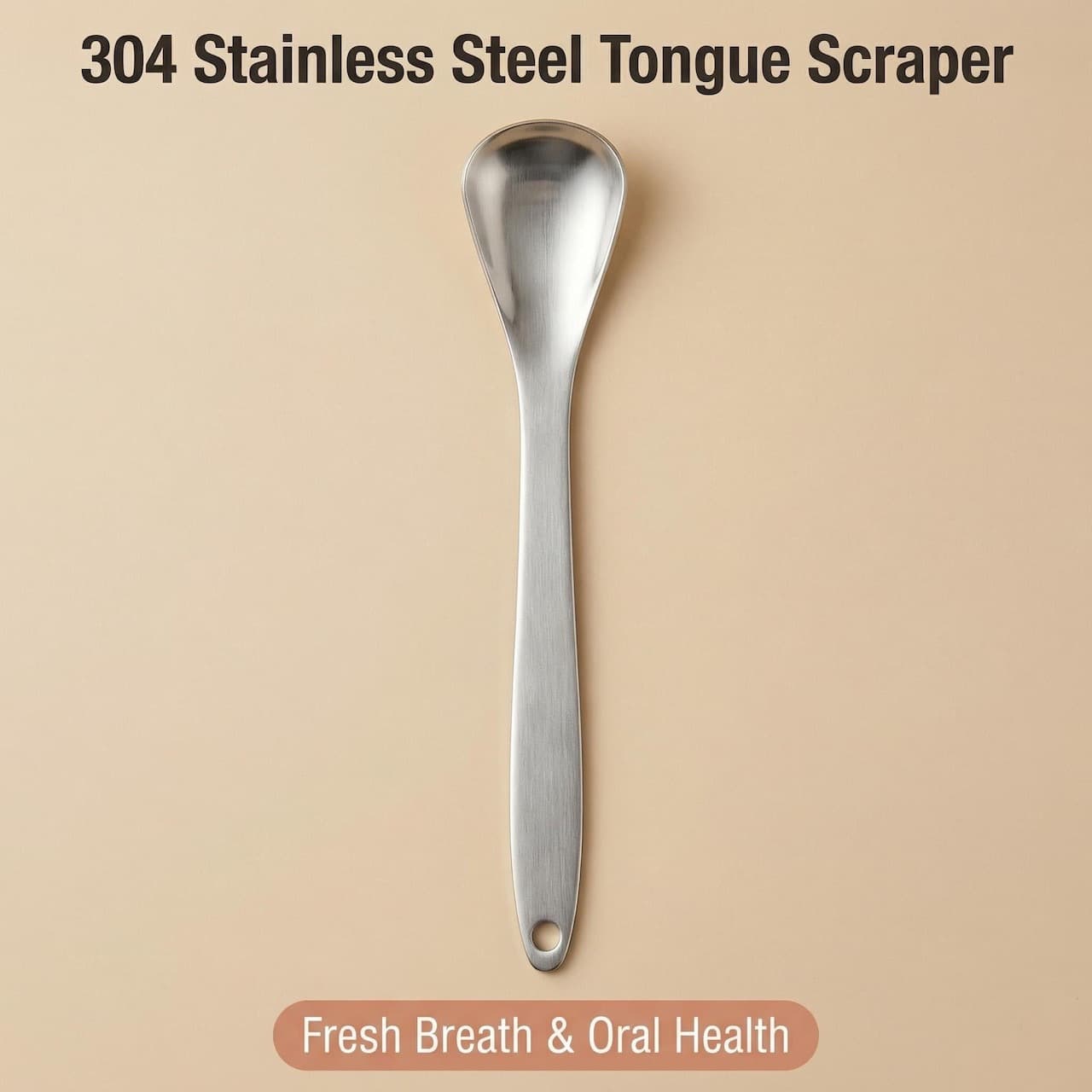 Stainless Steel Tongue Scraper Oral Tongue Coating Brush Gel Stainless Steel Tongue Cleaner Tongue Cleaning Tool