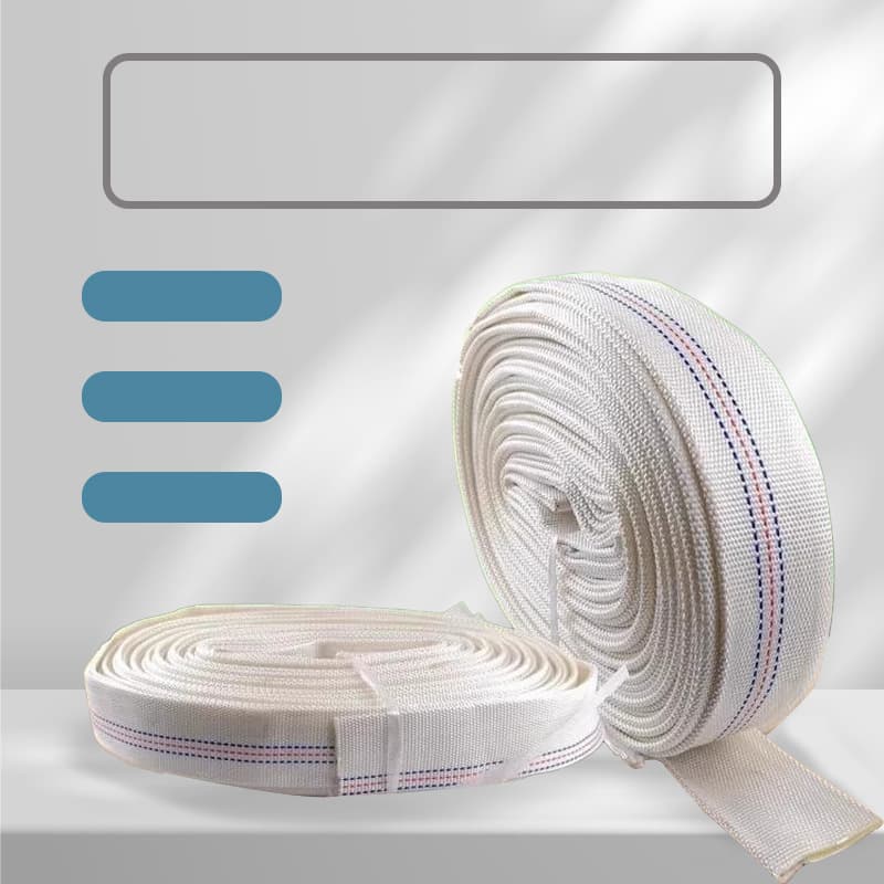 Agricultural irrigation water hose in sizes 1", 1.5", 2", 3", 4", 5", 6", 8", lined canvas water pipe, high-pressure