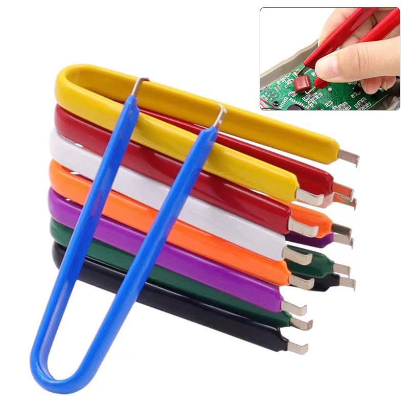 U-shaped IC Extractor Chip Component Clip Integrated Circuit Remover Straight-Pin Simple Extraction Tweezers