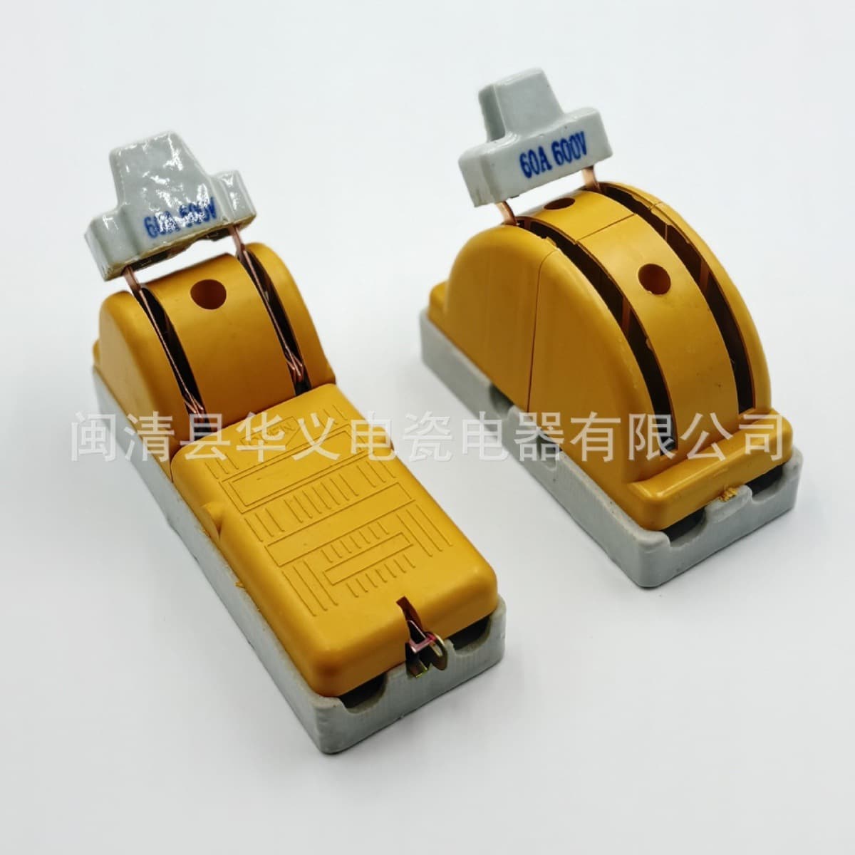 Bidirectional double-throw single-head knife switch, 2P30A-100A 3P60A-225A ceramic knife switch for dual/single power switching
