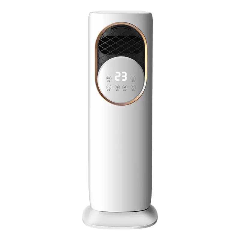 Vertical Air Conditioning Fan, Household Evaporative Cooler with Water Cooling, Mobile Heating and Cooling 2-in-1 Unit, Ice Cube Mini Air Conditioner