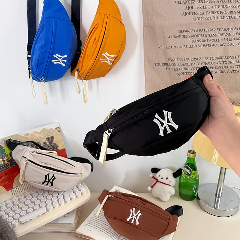 Letter Creative Children's Chest Bag Internet Celebrity Ins Trend Brand Large Capacity Storage Bag Boys Handsome Mobile Phone Bag