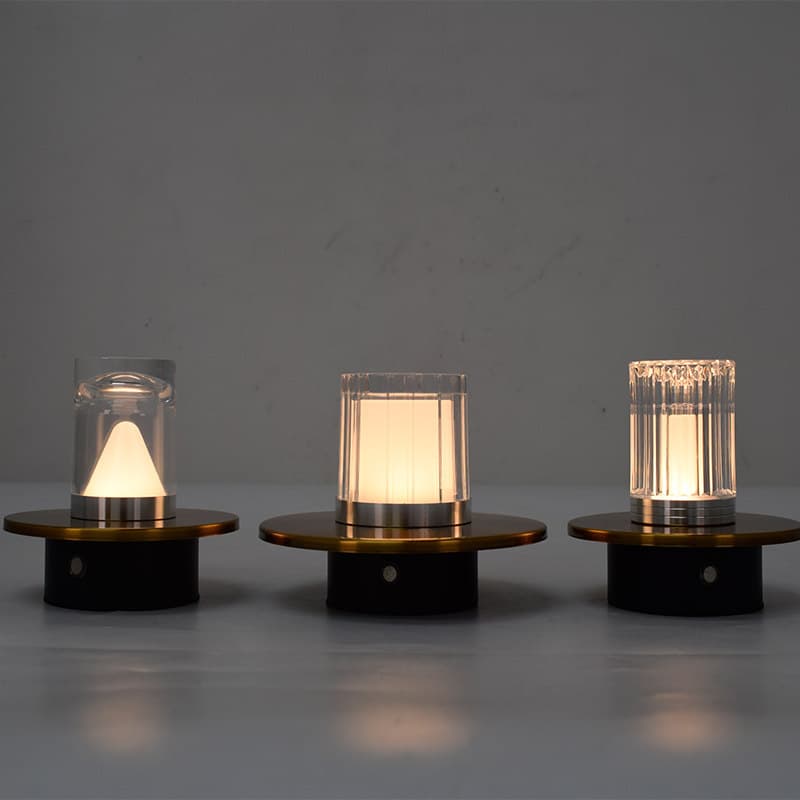 Cross-border light luxury rechargeable night light bar restaurant decoration table lamp wholesale Christmas gift light atmosphere light