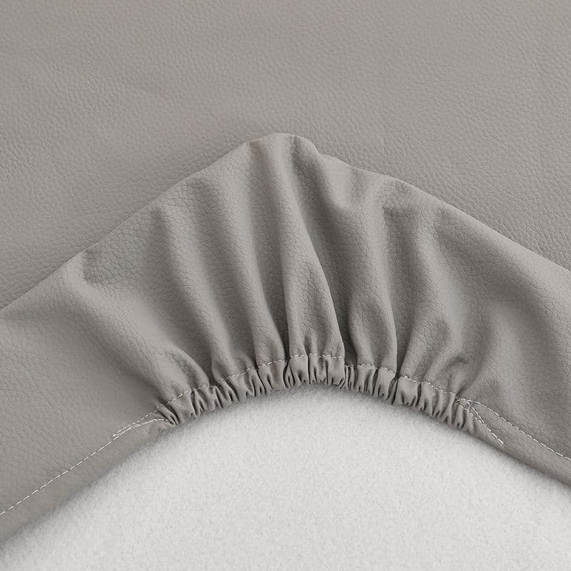 F8H Waterproof and Oil-Proof Beauty Bed Sheet, Salon No-Wash Cat Claw Resistant Leather Fitted Sheet, Solid Color Thickened PU Beauty Bed
