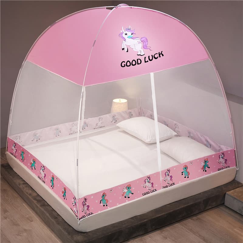 Mosquito Net Tent, No Installation, Double Door, Home Use Children Mosquito Net, Double Folding Mosquito Net, Dormitory Factory Wholesale
