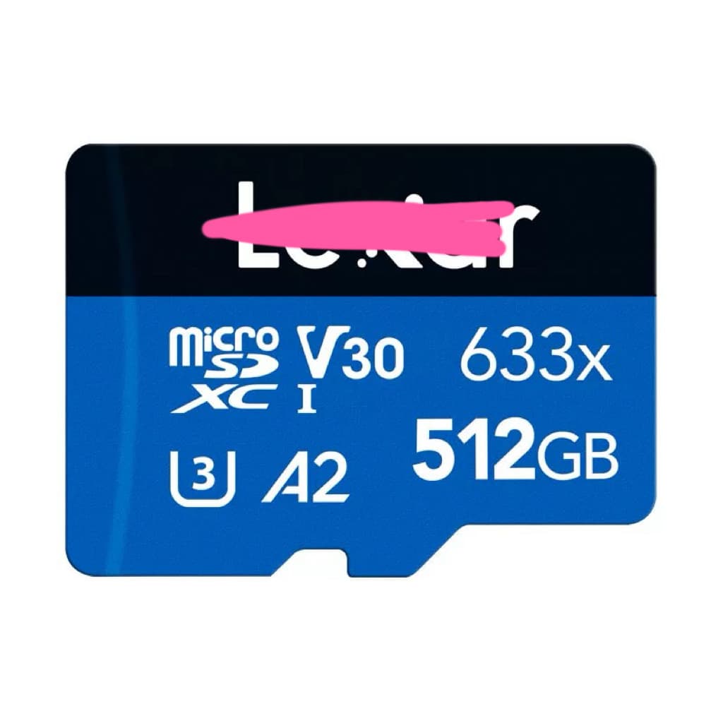 Suitable for Lexar 64GB/128GB Dash Cam Special Memory Card, Surveillance Memory Card, Camera TF Card