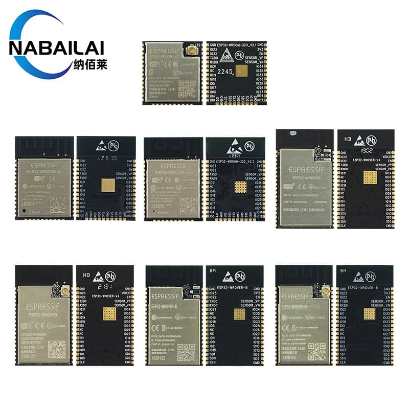 Espressif Original ESP32-WROVER-IB IE ESP-WROOM-32D 32U WiFi + Bluetooth Dual-Core CPU