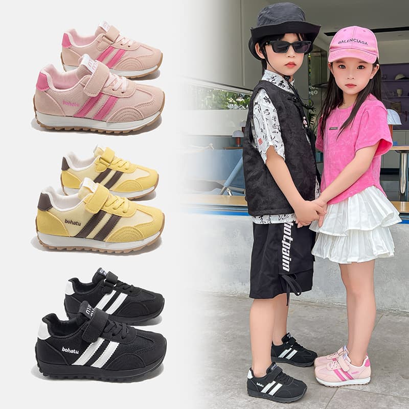 Children's Sports Shoes, Boys and Girls De Training Shoes, Spring and Fall New Arrival, Baby Agility Shoes, Lightweight Soft Sole Student Running Shoes