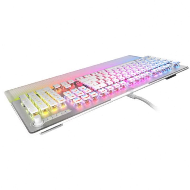 ROCCAT VULCAN II MAX Polar White Mechanical Gaming Wired Optical Axis Keyboard (Overseas)