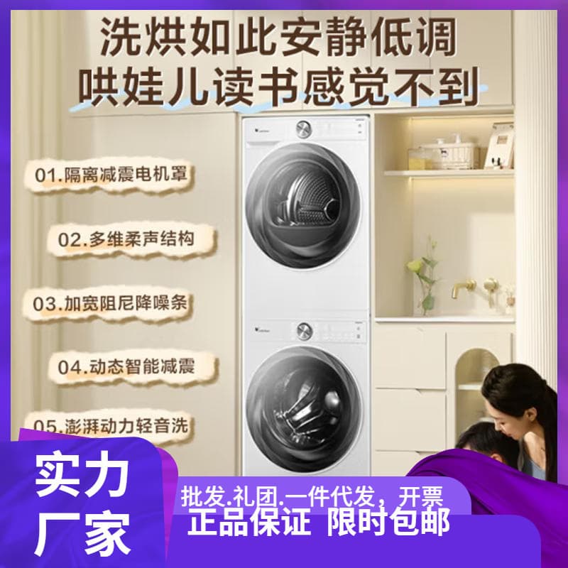 National Subsidy Little Swan TG100S83PROW + TH100HS83PROW 10kg Drum Washing Machine + Inverter Heat Pump
