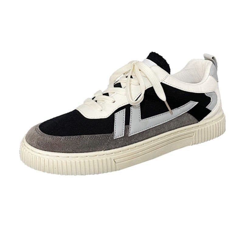 Men's Summer Breathable Canvas Shoes Low-Top Korean Trendy Skate Shoes Casual Sneakers