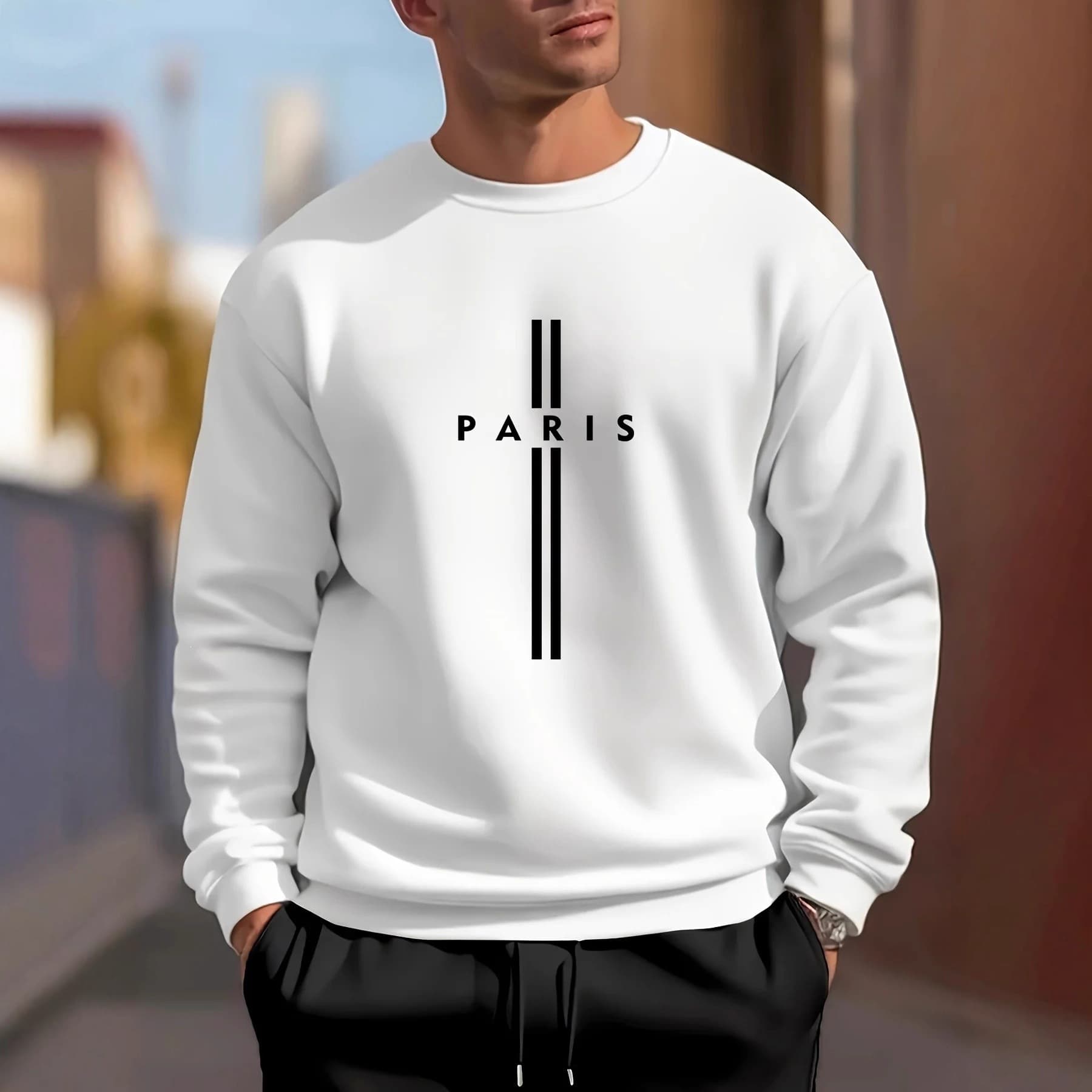 European and American Pure Cotton Dark Gothic Sweatshirt Women Hoodie Harajuku Couple Oversized Letter Print Crewneck Pullover