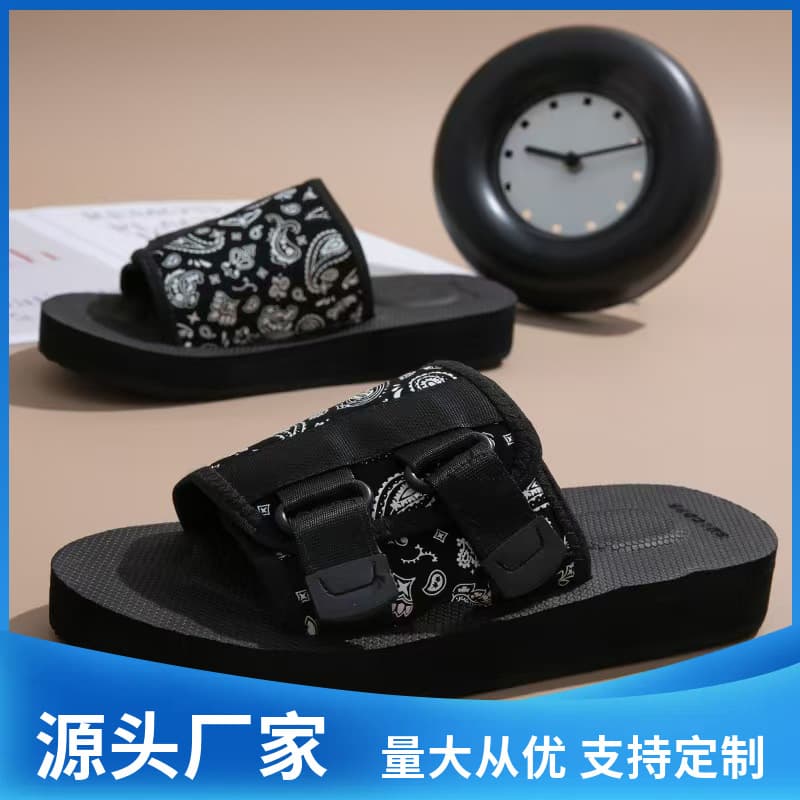 2025 Summer New Fashion Versatile Trendy Casual Men's Flip Flops Couple Beach Sandals