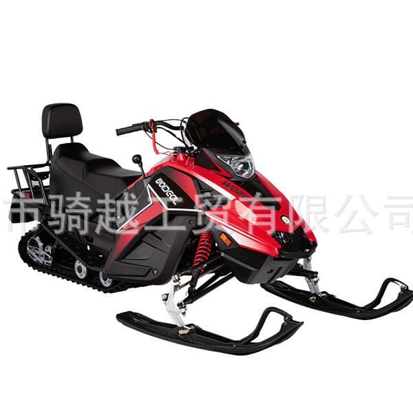 Crawler-Type Snow Off-Road Motorcycle 180Cc Cvt Continuously Variable Transmission Front Snow Sled Rear Crawler Atv Beach Vehicle