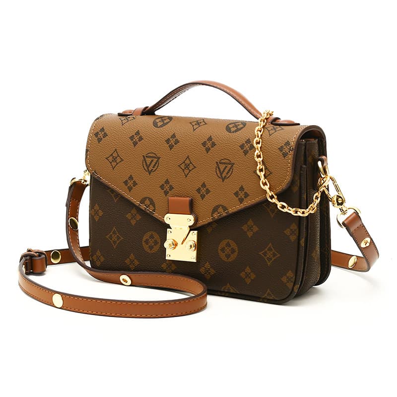 High-end light luxury handbag, presbyopic small square bag, retro fashion, versatile one-shoulder crossbody bag, women's bag live broadcast hot style