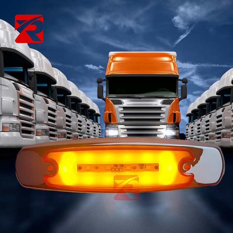 12V Truck Side Light, Trailer Side Light, Turn Brake Warning Marker Light, Side Marker Light