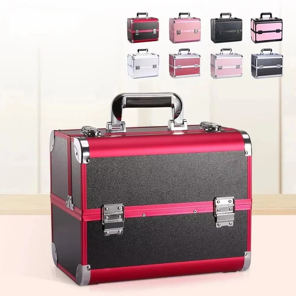 Cosmetic Storage Bag Travel Professional Makeup Artist On-the-Go Makeup Bag with Dividers Tattoo Semi-Permanent Tool Kit Portable