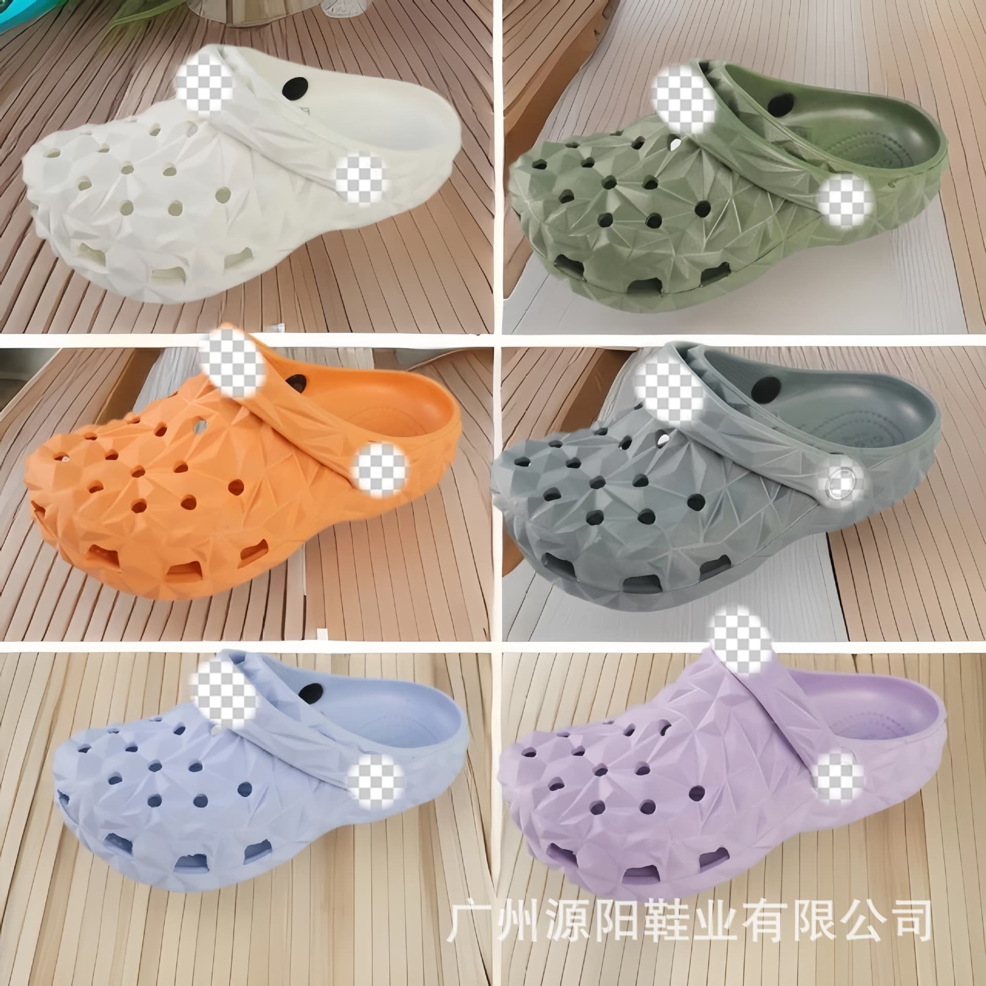 Croos Classic Durian Perforated Shoes Unisex Couples Closed-Toe Beach Sandals, Anti-Slip EVA Sandals Wholesale Fashion
