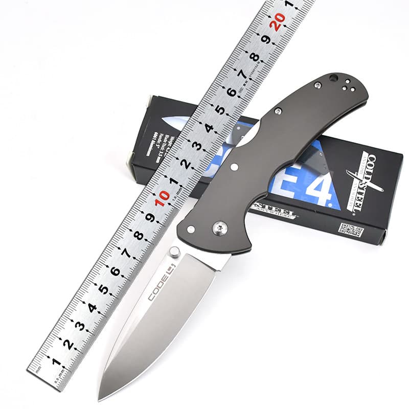 Wholesale Cold Steel CODE4 Multi-function Outdoor Folding Knife High Hardness Camping Survival EDC Pocket Knife Fruit Knife