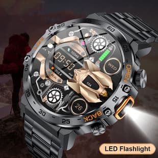 New Export Smart Watch with Heart Rate, Blood Pressure, Bluetooth Calling, Custom Watch Faces, Multi-function Sports Step Counter