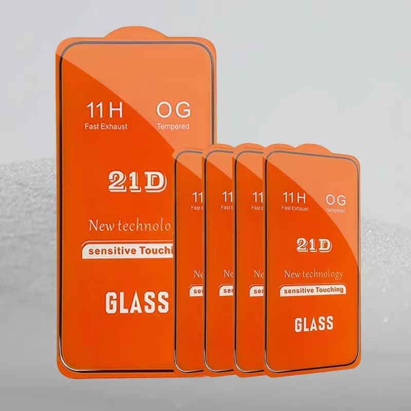 21D Tempered Glass Screen Protector for Samsung Galaxy S24 5G, HD Full Screen Full Adhesive, Compatible with S23 FE 2023/A324/5G