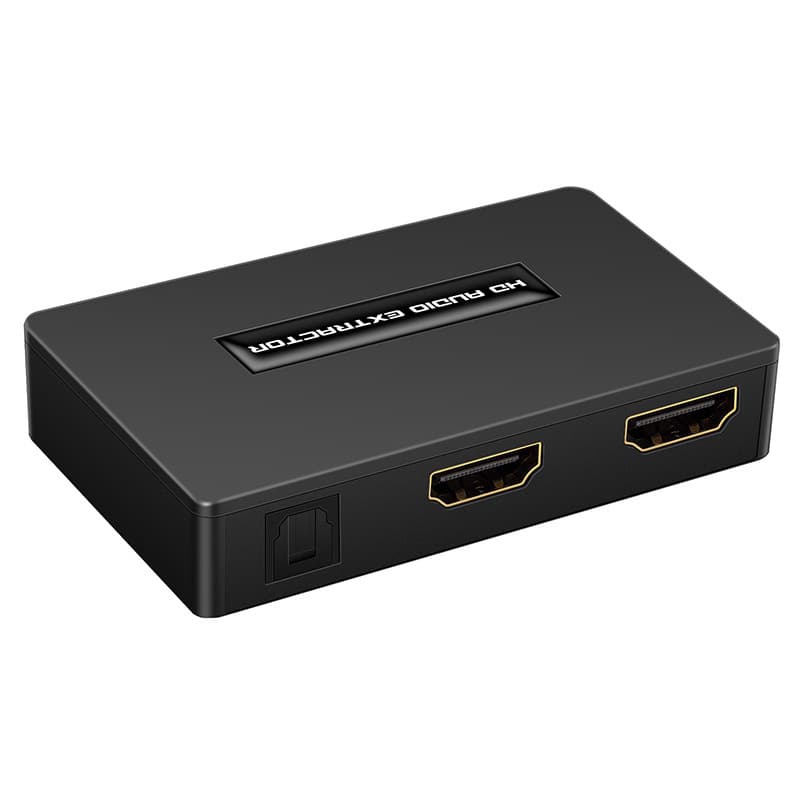 HDMI audio splitter, high-definition audio synchronization splitter converter, 4K 5.1 optical fiber 3.5 audio splitter