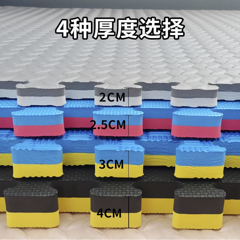 Professional Taekwondo Floor Mat, Thickened Training Mat, High-Density Dance and Martial Arts Mat, Street Dance Gym Martial Arts Mat, 1m Foam Mats