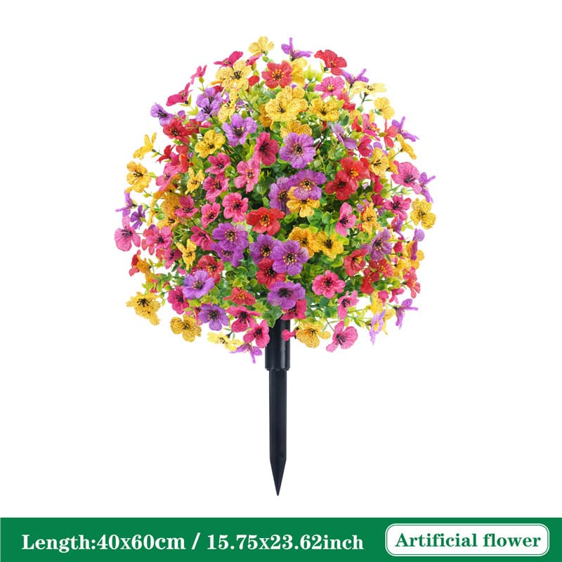 Cross-border Bestseller Factory New Artificial Eucalyptus Violet Ground Insert Home Garden Decorative Flowers Fake Green Plants