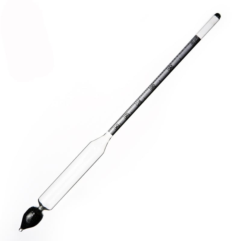 Glass alcohol meter alcoholometer liquid Baumé hydrometer densimeter floating meter