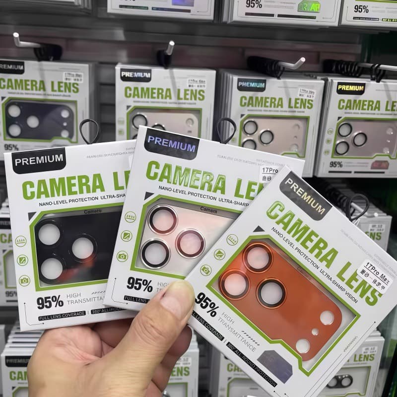 Suitable for Apple 17 Pro Max Frosted One-Piece Armor Lens Film 17 Pro Imitation Original Anti-Fall Rear Camera Film