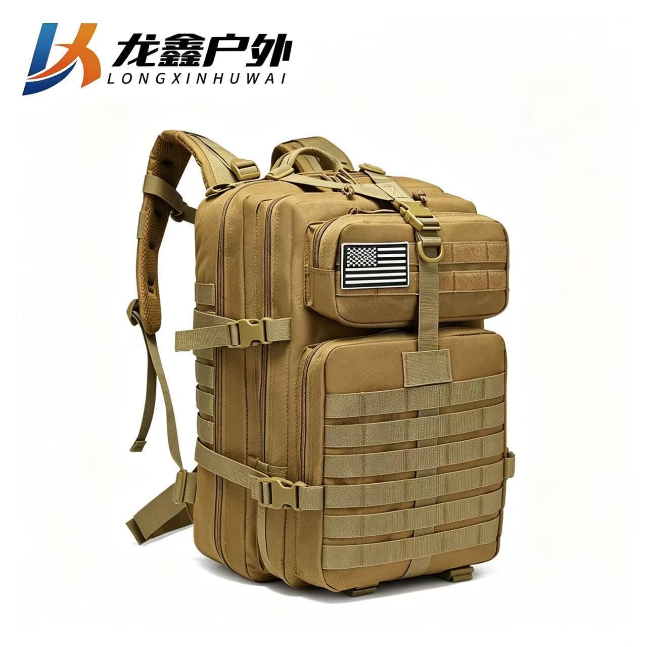 Amazon tactical backpack hiking mountaineering camping large capacity MOLLE expansion 3P backpack tactical backpack