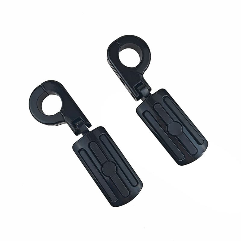 Compatible with Harley and other modified bumper footpeg brackets, motorcycle crash bar modification 32mm footpeg anti-slip