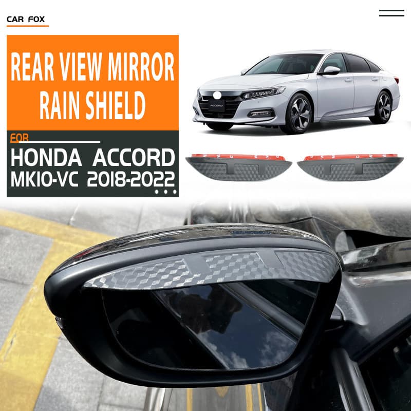 Compatible with Honda Accord Rear View Mirror Rain Shield