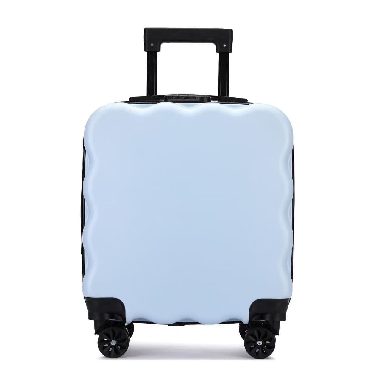 Frosted Children's Luggage with Printable Logo, 18-Inch Spinner Wheel Travel Suitcase, Cartoon Trolley Case Gift Wholesale