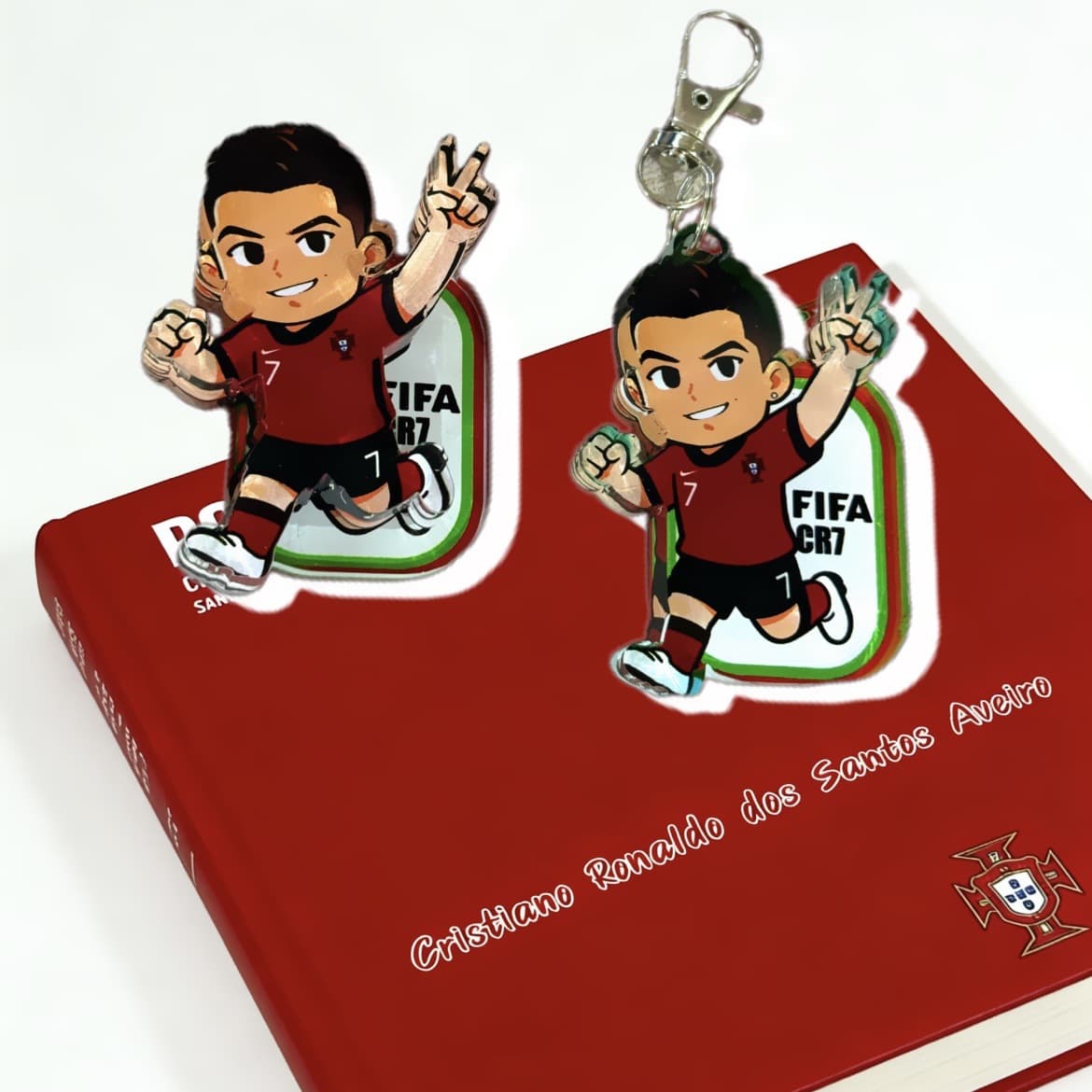 2026 World Cup in the United States, Canada, and Mexico Cristiano Ronaldo, Messi, and Neymar Merchandise Acrylic Fridge Magnets and Keychains Exquisite Gifts