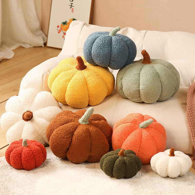 Creative Sofa Cushion Pumpkin Pillow Indoor Plush Toy Decorative Ornament Window Seat Cushion