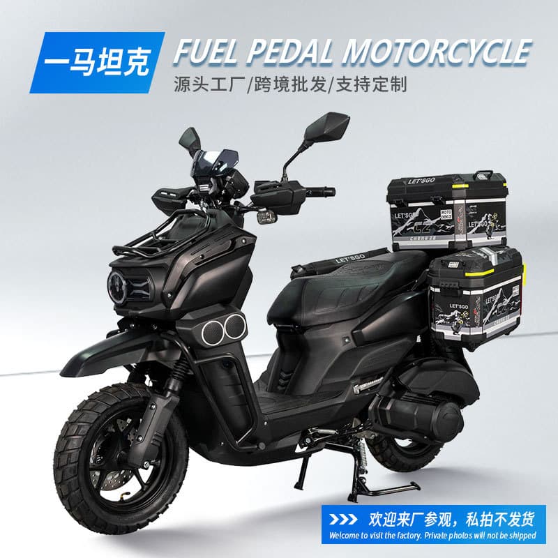 Export Pakistan Yima Tank Foreign Model Adult Commuting Scooter Fuel Complete Vehicle Wholesale