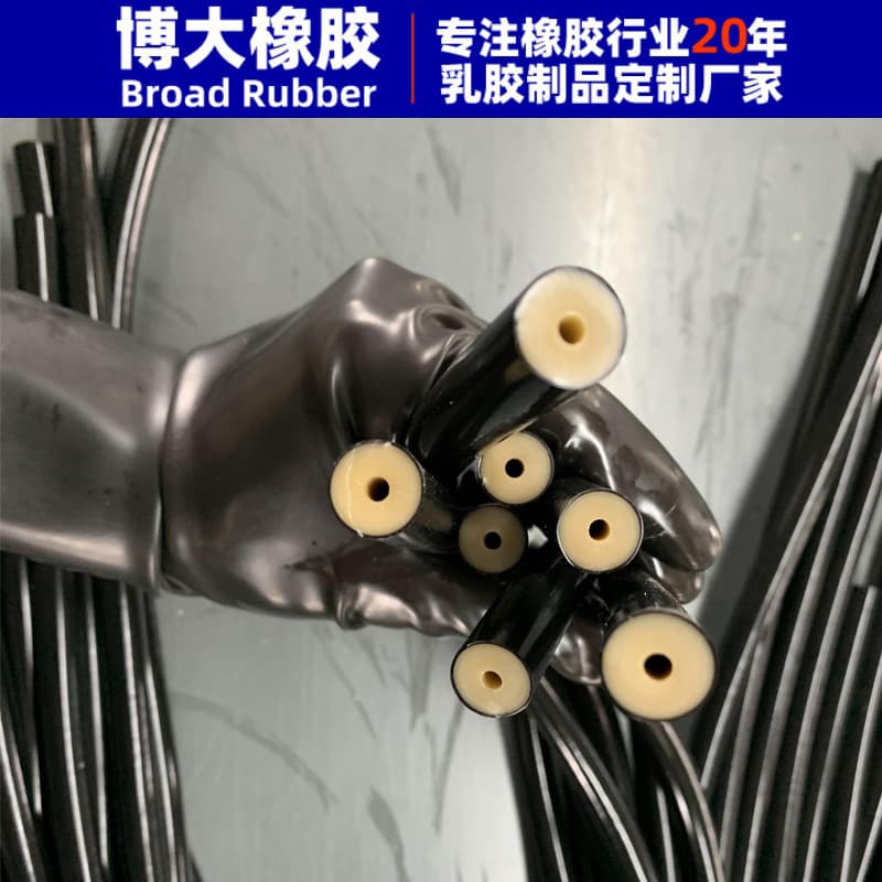 Dual-Color Latex Tubes, Black High Elasticity 3*10 3*12 4*14 Natural Latex Bands, Fitness Equipment Resistance Tubes