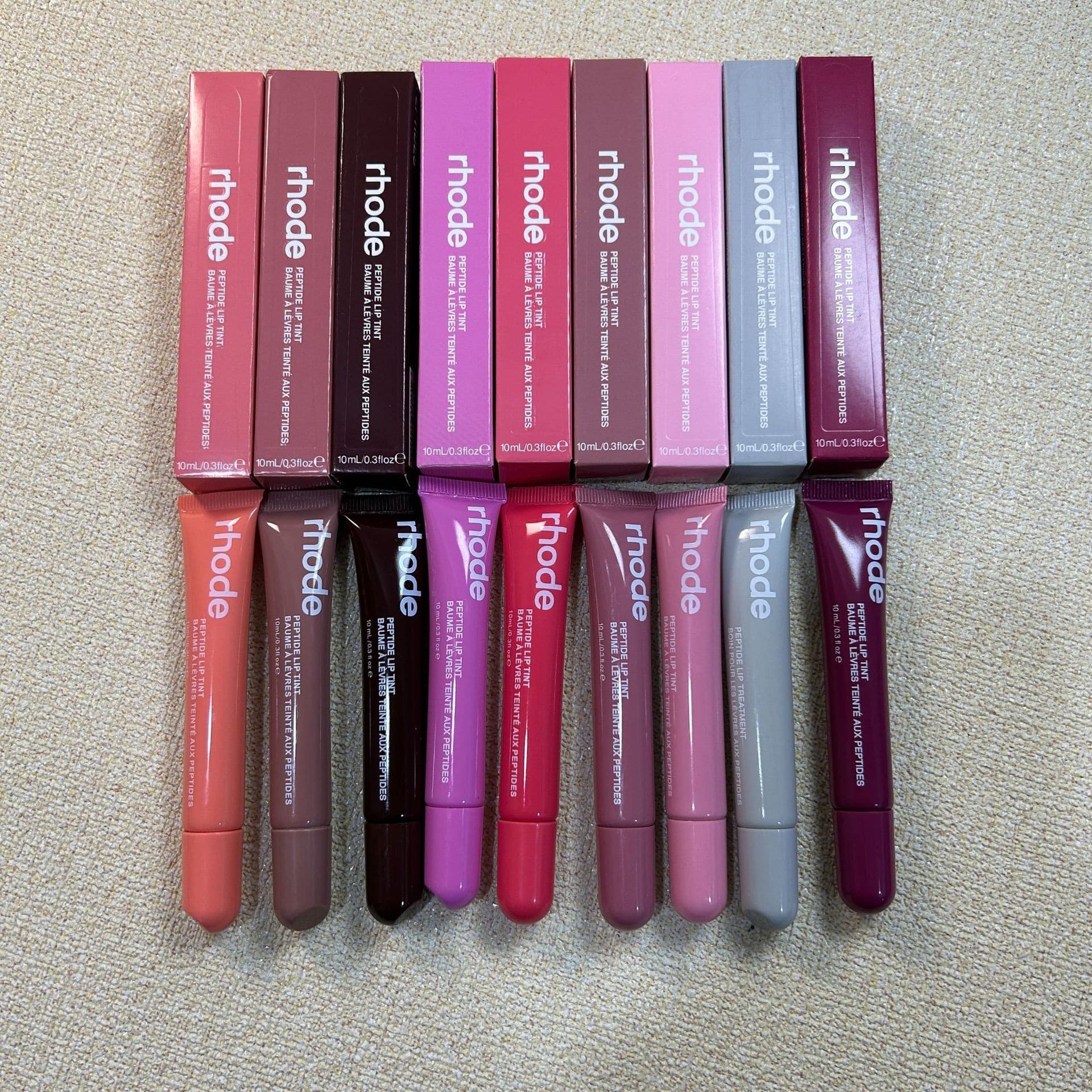 Cross-border spot rhode Hailey hailey star's same moisturizing lipstick blush lip protection popular lip glaze
