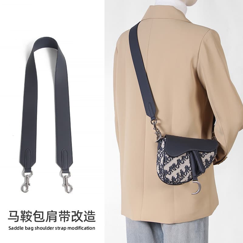 Replacement Strap Accessories for Dior Oblique Saddle Bag Wide Shoulder Strap Underarm Indigenous Tote Bag Crossbody Strap