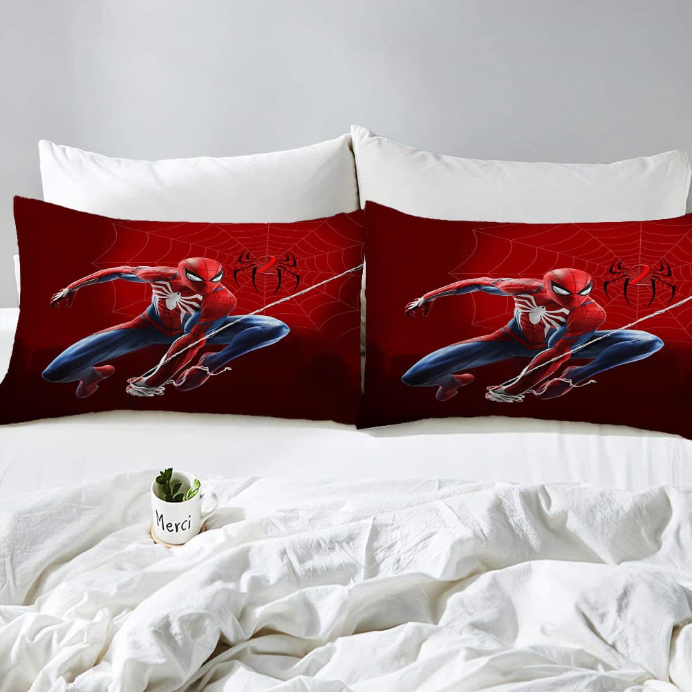 Temu TK Ozon Dropshipping Simple Cartoon Anime Ultraman Print Bedding Three-Piece Set with Label Dropshipping