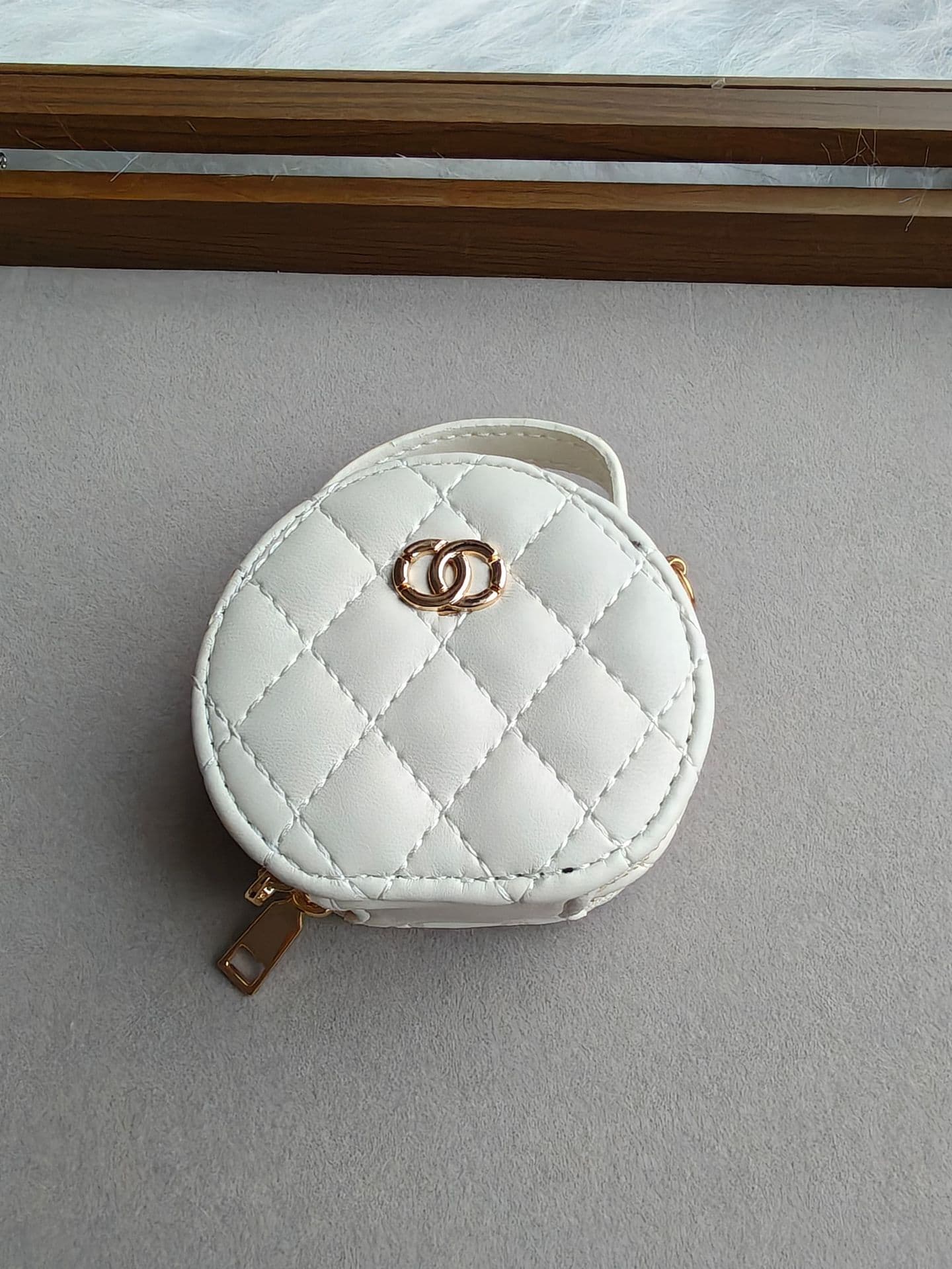New Versatile Fashion Chain Mini Round Bag Cute Mini Bag Shoulder Crossbody Lipstick Bag Mini Bag