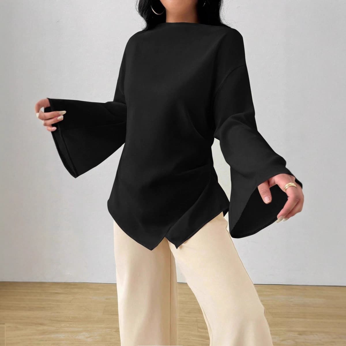 2025 Spring/Summer New Plus Size Women's Top, Casual and Comfortable for Travel, Vacation, and Daily Wear