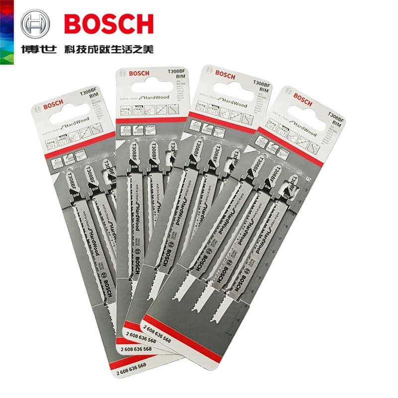 Genuine Bosch Curved Saw Blades for Woodworking, Designed for Fast Cutting of Soft and Hard Woods