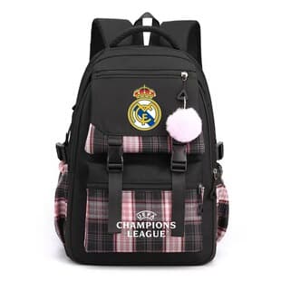 Football Star Cristiano Ronaldo Print Double Shoulder Backpack Oxford Cloth Lightweight Cross-border Elementary School Backpack
