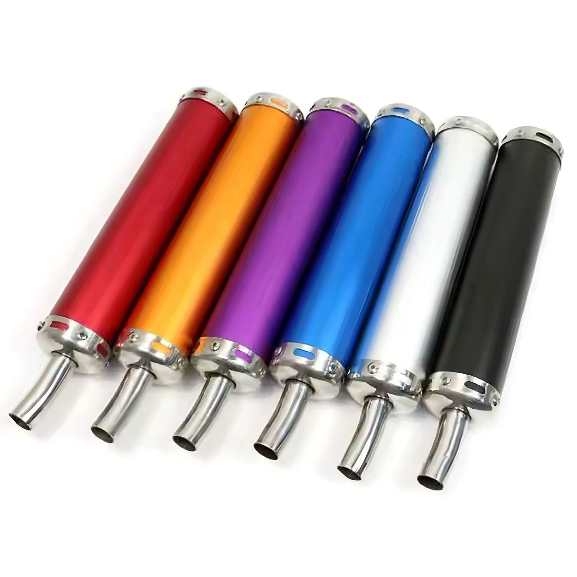 Wholesale universal metal 20mm exhaust pipe muffler for 2-stroke motorcycles