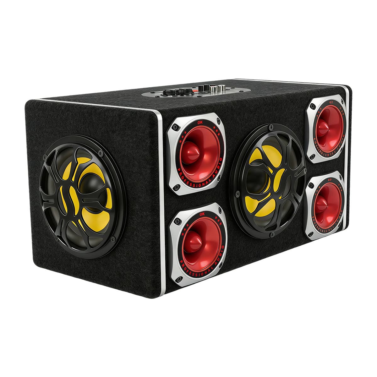 Wholesale Home 12V 24V Car Subwoofer Electric Vehicle Audio Car Battery Powered Bluetooth Speaker