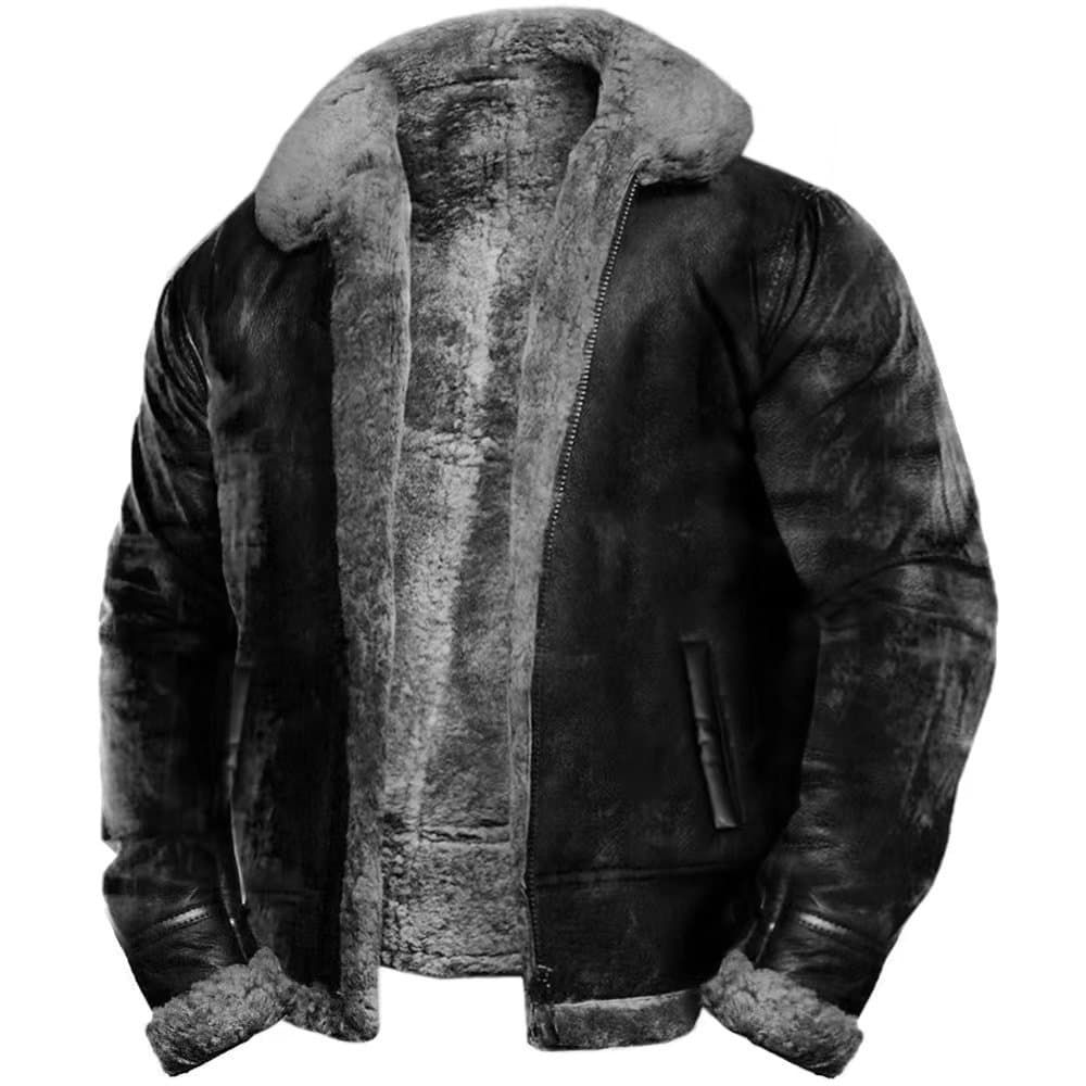 Upgraded Version AliExpress Independent Site Wish Artificial Fur Fur and Leather Integrated Long Sleeve Coat Outerwear 6531 Plush Edition
