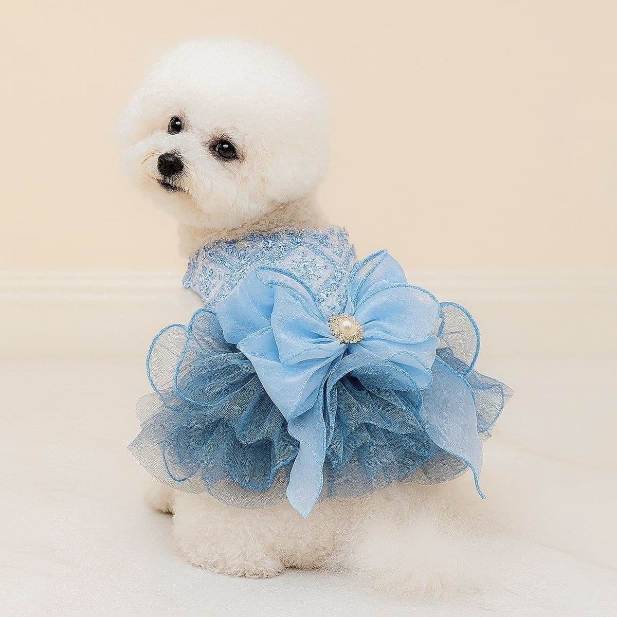 Princess Dress New Pet Clothing Dog Cat Apparel Wedding Dress Dog Winter New Year Festive